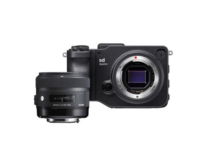 Sigma compact expert sd quattro avec 30mm f/1.4 dc hsm garanti 3 ans